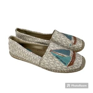 Michael Kors Kendrick Espadrille Sailboat Slip On Shoes Size 9.5